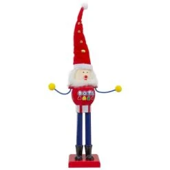 Northlight 16.75" Red & Blue Dots Christmas Nutcracker Figurine -Northlight Decor Store D491570S 4