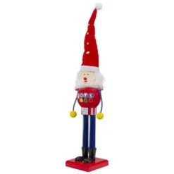 Northlight 16.75" Red & Blue Dots Christmas Nutcracker Figurine -Northlight Decor Store D491570S 5