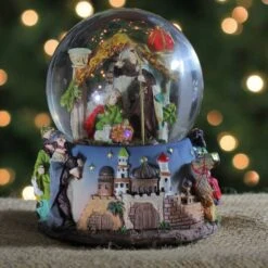 Northlight 6" Nativity Manger Scene Musical Christmas Snow Globe -Northlight Decor Store D491590S 4