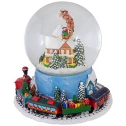 Northlight 7.25" Musical Revolving House Christmas Snow Dome Décor -Northlight Decor Store D491591S 3