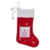 Northlight 19" Red & White Dear Santa Christmas Stocking