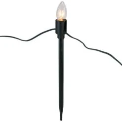 Northlight Mighty Light Clear C9 Christmas Pathway Marker Set, Green Wire -Northlight Decor Store D491617S 15