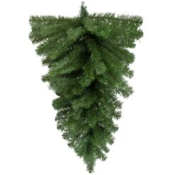 Northlight 32" Canadian Pine Artificial Christmas Teardrop Swag - Unlit -Northlight Decor Store D491671S 11