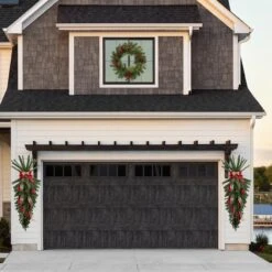 Northlight 60" Canadian Pine Christmas Teardrop Swag -Northlight Decor Store D491674S 12