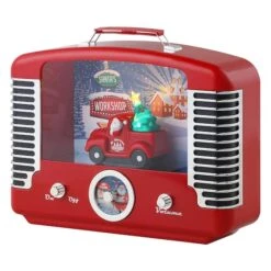 12" Red Nostalgic Truck Radio -Northlight Decor Store D511977S 2