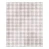 Holiday Gray Plaid 50x60 Sherpa Fleece Blanket