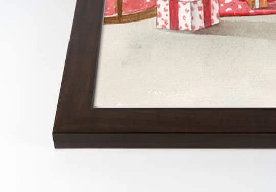 Christmas Morning Walnut Framed Print Under Plexiglass 3 Christmas Morning Walnut Framed Print Under Plexiglass - Image 3