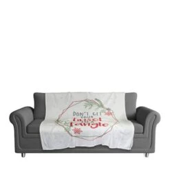 Tinsel Tangle 50x60 Coral Fleece Blanket 6 Tinsel Tangle 50x60 Coral Fleece Blanket -Northlight Decor Store D518164S 2