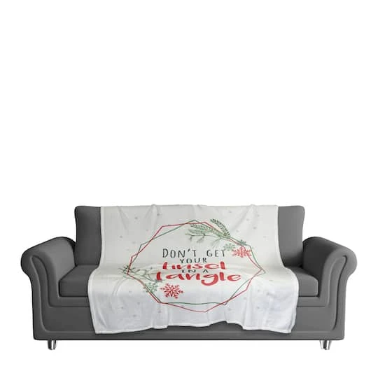 Tinsel Tangle 50x60 Coral Fleece Blanket 3 Tinsel Tangle 50x60 Coral Fleece Blanket - Image 3