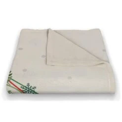 Tinsel Tangle 50x60 Coral Fleece Blanket 7 Tinsel Tangle 50x60 Coral Fleece Blanket -Northlight Decor Store D518164S 3