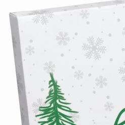 Merry Christmas Forest Canvas Wall Art -Northlight Decor Store D518306S 3