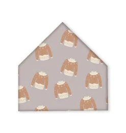 Sweater Weather 12x12 House Shaped Canvas