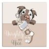 Christmas Dog Canvas Wall Art