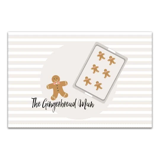 The Gingerbread Man 24x36 Canvas Wall Art 1 The Gingerbread Man 24x36 Canvas Wall Art