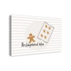 The Gingerbread Man 24x36 Canvas Wall Art 8 The Gingerbread Man 24x36 Canvas Wall Art -Northlight Decor Store D518454S 2