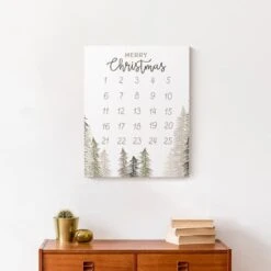 Christmas Trees Countdown Canvas Wall Art 10 Christmas Trees Countdown Canvas Wall Art -Northlight Decor Store D518456S 4
