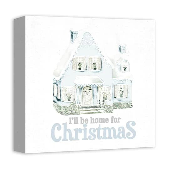 Home For Christmas Canvas Wall Art 3 Home For Christmas Canvas Wall Art - Image 3