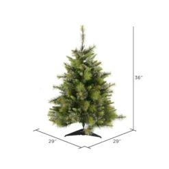 3ft. Unlit Cashmere Pine Artificial Christmas Tree 8 3ft. Unlit Cashmere Pine Artificial Christmas Tree -Northlight Decor Store D522302S 3