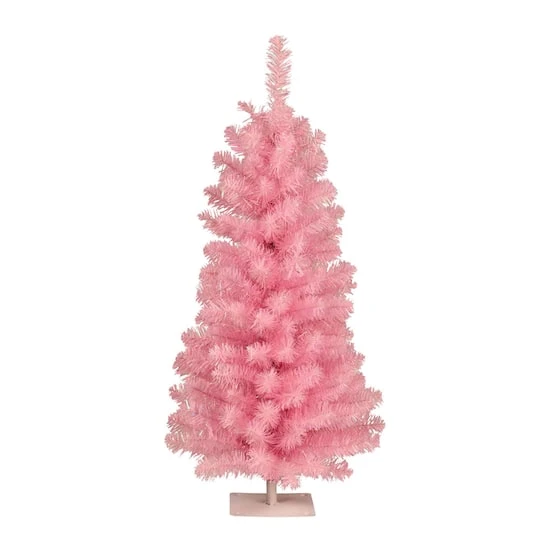 3ft. Unlit Pink Pine Artificial Christmas Tree 1 3ft. Unlit Pink Pine Artificial Christmas Tree