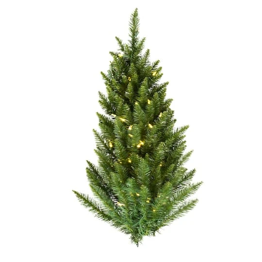 3ft. Pre-Lit Camdon Fir Artificial Christmas Wall Tree, White LED Lights 2 3ft. Pre-Lit Camdon Fir Artificial Christmas Wall Tree, White LED Lights - Image 2