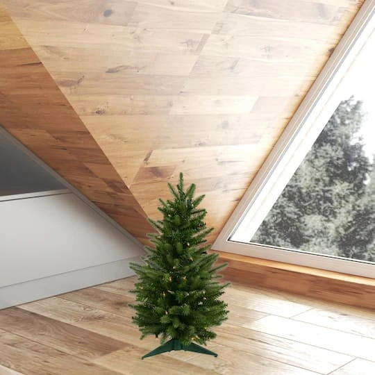 2ft. Pre-Lit Fraser Fir Artificial Christmas Tree, Clear Dura-Lit® Lights 3 2ft. Pre-Lit Fraser Fir Artificial Christmas Tree, Clear Dura-Lit® Lights - Image 3