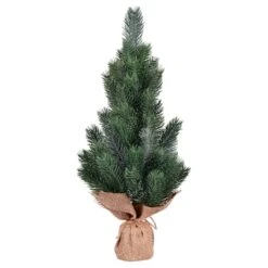 15" Unlit Blue Spruce Sapling Artificial Christmas Tree Set -Northlight Decor Store D522717S 1