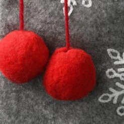 18" Gray Christmas Stocking With Snowflakes -Northlight Decor Store D531296S 3