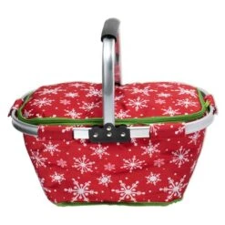 DII® Snowflake Market Tote -Northlight Decor Store D539847S 2