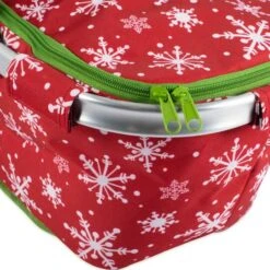 DII® Snowflake Market Tote -Northlight Decor Store D539847S 5