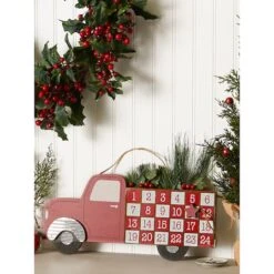 DII® Christmas Tree Truck Advent Calendar -Northlight Decor Store D540035S 4