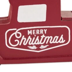 DII® Christmas Tree Truck Tabletop Block Calendar 12 DII® Christmas Tree Truck Tabletop Block Calendar -Northlight Decor Store D540036S 3