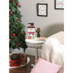 DII® Square Snowman Tabletop Block Calendar 17 DII® Square Snowman Tabletop Block Calendar -Northlight Decor Store D540038S 8