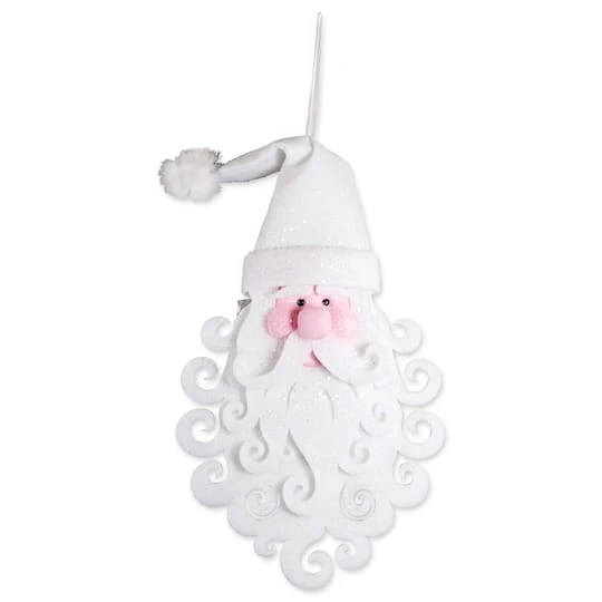 DII® Hanging Foam Santa With White Hat 1 DII® Hanging Foam Santa With White Hat