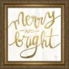 Timeless Frames® Gold Merry & Bright Framed Wall Décor