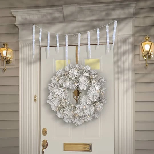 Crystal Icicles With LED Lights Decoration 3 Crystal Icicles With LED Lights Decoration - Image 3