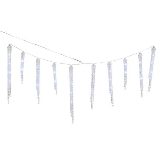 Crystal Icicles With LED Lights Decoration 6 Crystal Icicles With LED Lights Decoration - Image 6