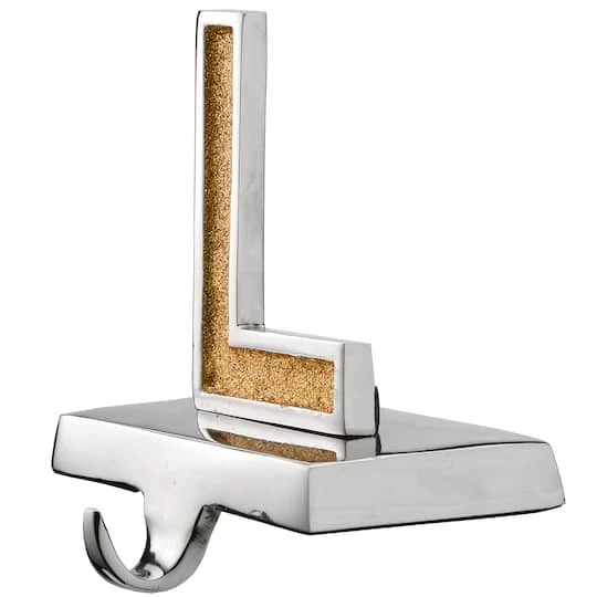 5" Gold Sparkle NOEL Stocking Holders, 4ct. 9 5" Gold Sparkle NOEL Stocking Holders, 4ct. - Image 9