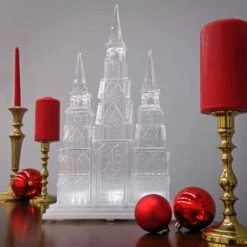 17" Pre-Lit Christmas Cathedral -Northlight Decor Store D619842S 12