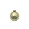 Whitehurst 40ct. 1.25" Glossy Glass Ball Ornaments Gold Shiny