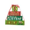 Glitzhome® 12" Lighted Wooden Christmas Gift Block Table Décor