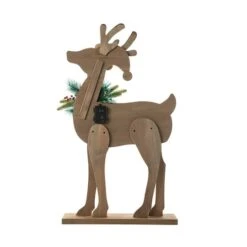 Glitzhome® 36'' Chunky Wood Reindeer Porch Décor -Northlight Decor Store D652324S 8