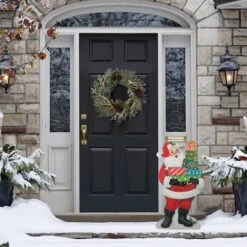 Glitzhome® 36'' Wooden Santa Gifts Porch Décor -Northlight Decor Store D652325S 4