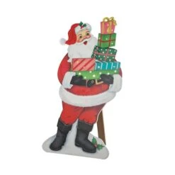 Glitzhome® 36'' Wooden Santa Gifts Porch Décor -Northlight Decor Store D652325S 8