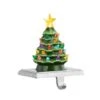 Green Tree Illuminated Stocking Hanger