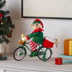 11.5" Elf Cycler -Northlight Decor Store D657869S 3