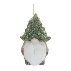 Melrose 6ct. 3.25" Gnome With Tree Hat Ornaments -Northlight Decor Store D660815S 2