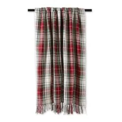 DII® Christmas Plaid Recycled Cotton Throw -Northlight Decor Store D663089S 2