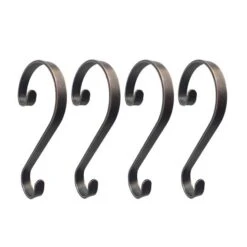 Haute Decor Stocking Scrolls® Weathered Bronze Stocking Holders, 4ct.