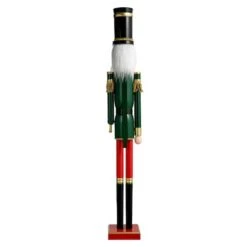 Glitzhome® 3.5ft. Wooden Christmas Soldier Nutcracker -Northlight Decor Store D670513S 8