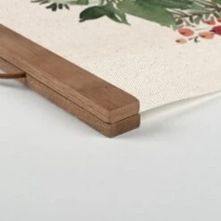 Vintage Santa Teak Hanging Canvas 6 Vintage Santa Teak Hanging Canvas -Northlight Decor Store D673226S 2